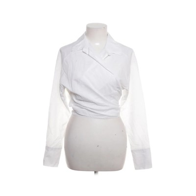 Dilek Hanif, Wickelbluse, Größe: 38, Weiß, Baumwolle/Polyester, Einfarbig #OCU