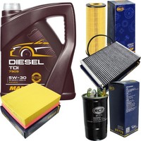 SCT Inspektionspaket 5L Mannol Diesel TDI 5W-30 FüR VW Passat Variant 1.9