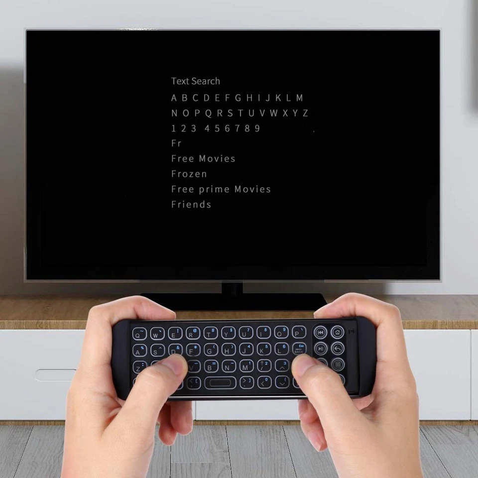 Mini Bluetooth Wireless Keyboard Remote with Backlit for Smart TVs Stick 4k, ... - Image 3 of 4