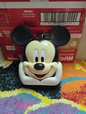 Vintage Mickey Mouse Head Talkin Tape Player - Not Tested.