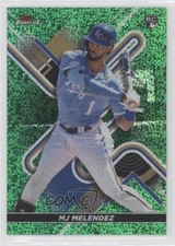 2022 Topps Finest Green Speckle Refractor 42/125 MJ Melendez #57 v9t