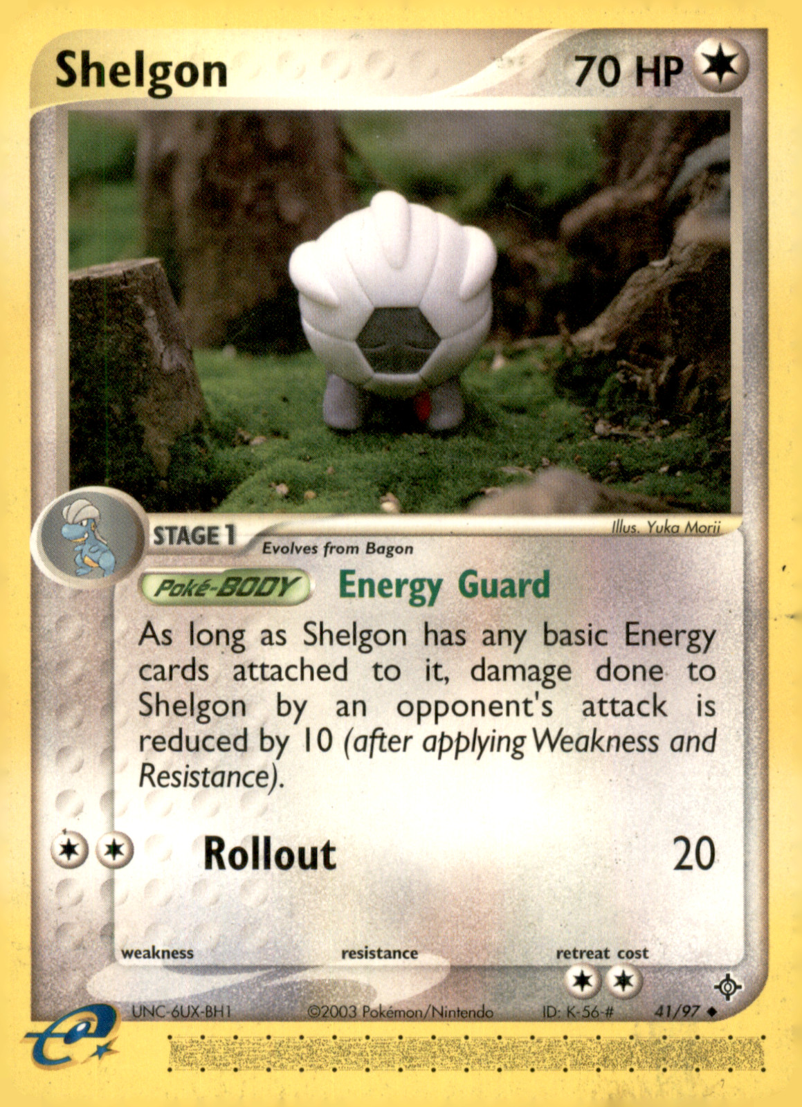 Shelgon 41/97 Uncommon Dragon Pokemon