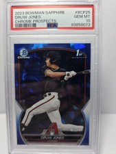 2023 Bowman Sapphire Edition - Chrome Prospects Druw Jones #BCP-25 (RC)