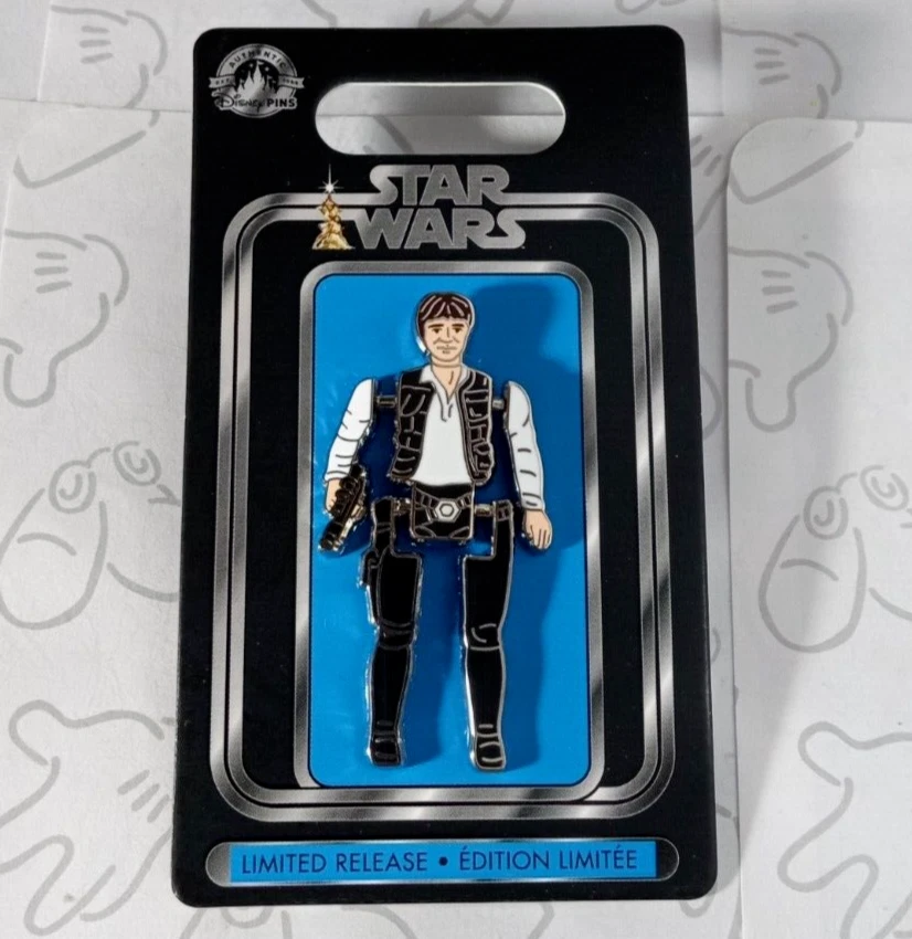 Han Solo Action Figure Star Wars 2022 Hinged Disney Pin 153149