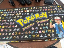 Pokémon Master Trainer Board Game MB 1999 Edition, Complete Set with Manual