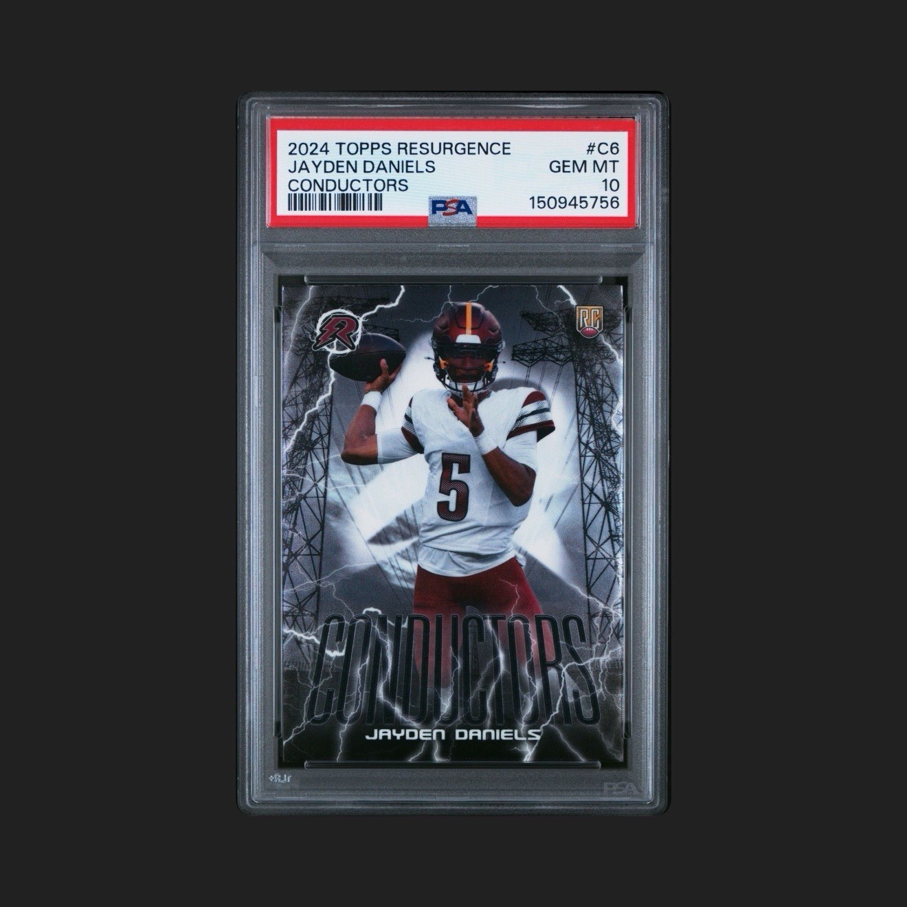Jayden Daniels Topps Resurgence Conductors #C6 Base