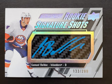 2023-24 Engrained Samuel Bolduc Rookie Signature Shots Auto Silver Stick 133/299