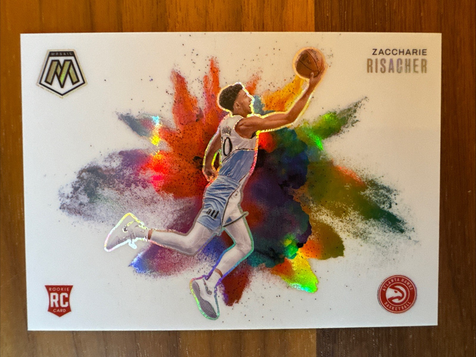 2024-25 Panini Mosaic Basketball Zaccharie Risacher #2 🔥COLORBLAST🔥 SSP (RC)