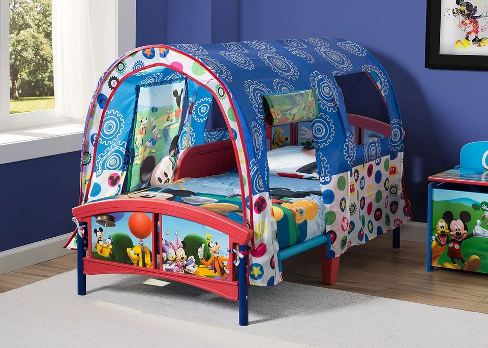 Cama de tienda Delta para niños pequeños, 1 unidad (paquete de 1), Disney Mickey Mouse Foto 4 de 4