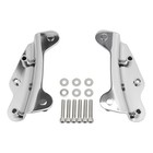 Chrome 4 Point Docking Hardware Fit For Harley Road King Electra Glide 2009 2013
