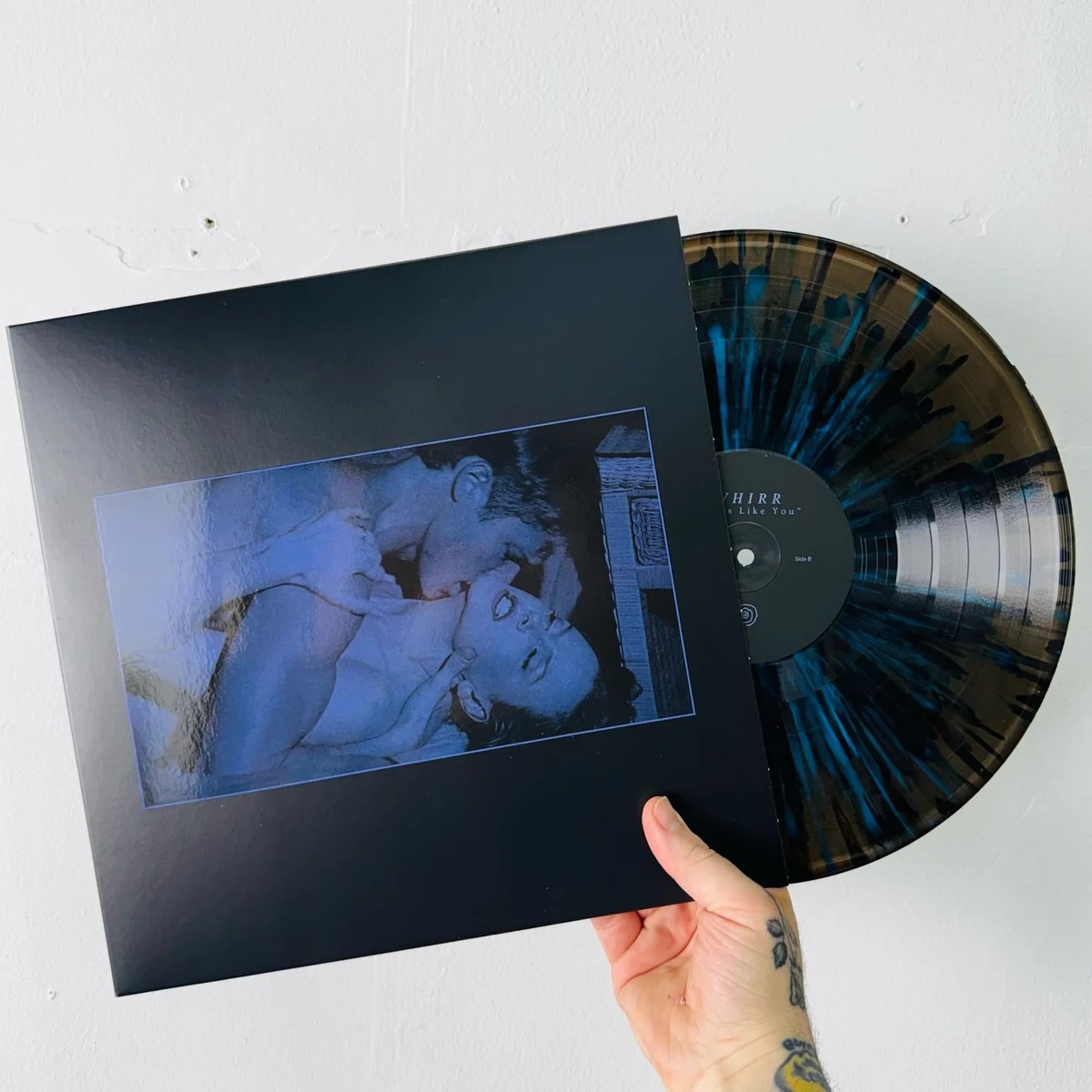 Whirr Feels Like You Black Ice Aqua Splatter Vinyl FUNERAL PARTY
