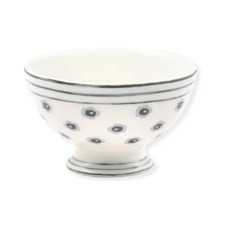 GreenGate Snackschale Malia Weiß/Gemustert