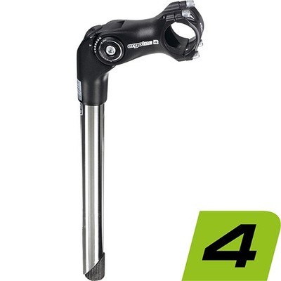 Ergotec Octopus 2 Tube Vorbau 25,4mm/25,4mm verstellbar 300mm/90mm schwarz