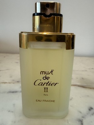 Must De Cartier II Eau Fraiche 100ml Spray (vintage)