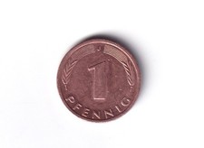 Sammlerst&uuml;ck: 1-PFENNIG-M&uuml;nze Bundesrepublik Deutschland 1995 Pr&auml;gest&auml;tte J (HH)