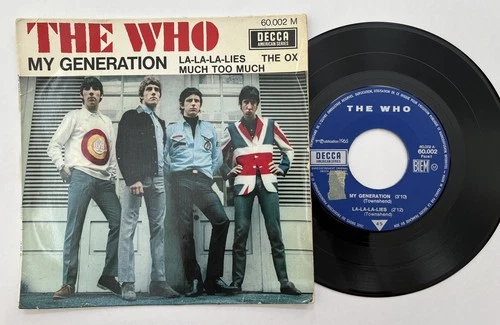 THE WHO "My Generation" 45 EP - Decca 60.002 - France Press - HEAR