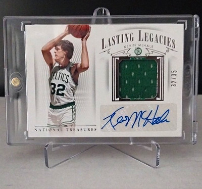 2014 Panini Nat Treasures Kevin McHale Lasting Legacies  Patch Auto /35 Celtics