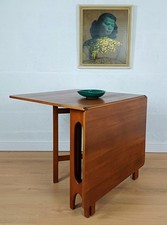 Jentique Mid Century Teak Drop Leaf Dining Table, Delivery Available 