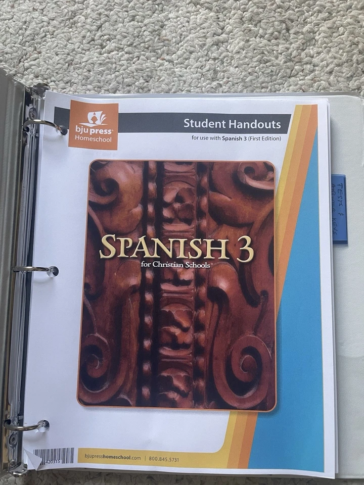 Bob Jones BJU Press 11th Grade 11 Kit Set Spanish 3 Languages 1st Edition NEW - Image 2 of 3