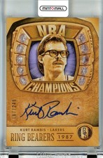 2013-14 Panini Gold Standard Kurt Rambis Ring Bearers Auto /249