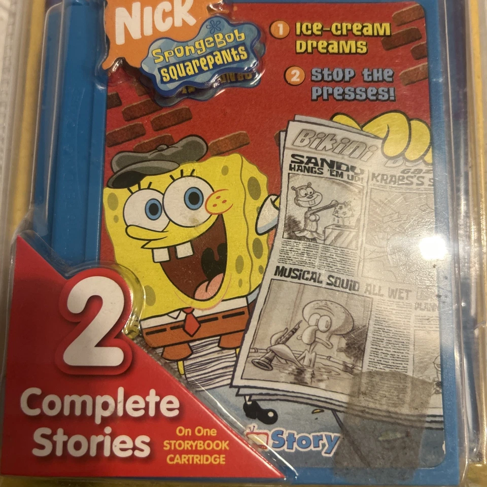 Tele Story SpongeBob Squarepants Story Book Cartridge - New in Sealed Package - Image 3 of 4