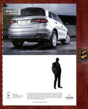 Publicité imprimée Acura RDX XL 2007 - Vous le sentirez ici
