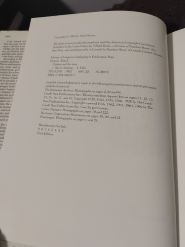 Clothes And The Man By Alan Flusser, First Edition - Picture 10 of 19