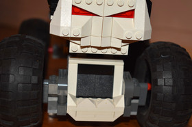 LEGO Ninjago Skull Truck 2506 - Truck 95% Complete & 2 Minifigures Wyplash Zane