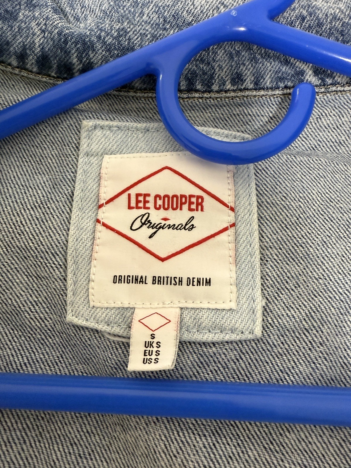 Lee Cooper British Original Denim Blue Jean Jacket Size S image 2