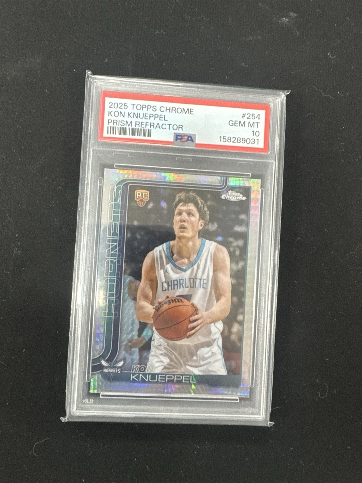 Kon Knueppel 2025 Topps Chrome #254 Prism Refractor Price Guide 