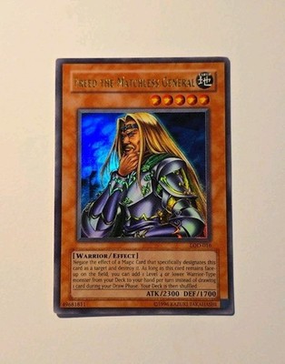 Yugioh Legacy of Darkness Freed the Matchless General LOD-016 Ultra Rare LP