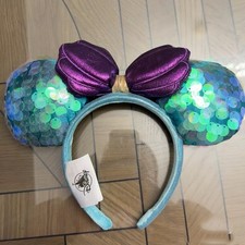 Disney Parks Minnie Mouse Ears Little Mermaid Ariel Purple Headband US POST