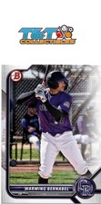 2022 Bowman Draft #BD-179 Warming Bernabel Colorado Rockies base paper