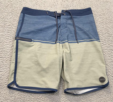 O'Neill Hyperfreak TRVLR Shorts Mens 30 Blue Green Board Shorts Surf Swim