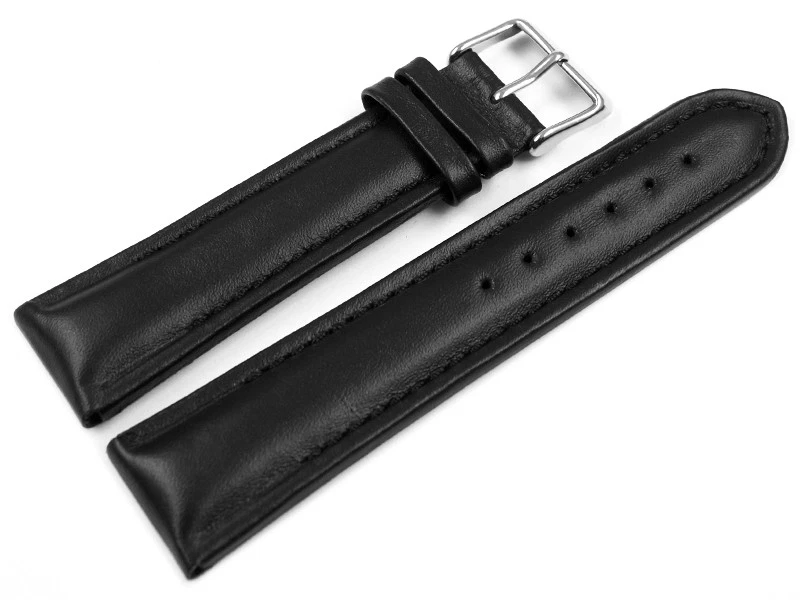 Bracelet De Montre Cuir Et Acier 16 Mm – Vintage, Pour Montre Ancienne N°257