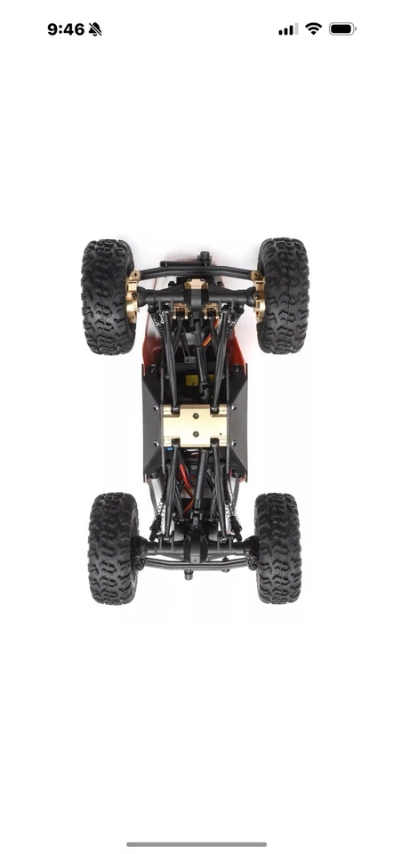 Axial AX24 1/24th Scale Brass Chassis Skid Plate (19.5g) AXI301002 XC-1 XC1 - Image 3 of 4