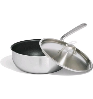 Made In Cookware - 3 QT ProCoat Non Stick Saucier with Lid- New
