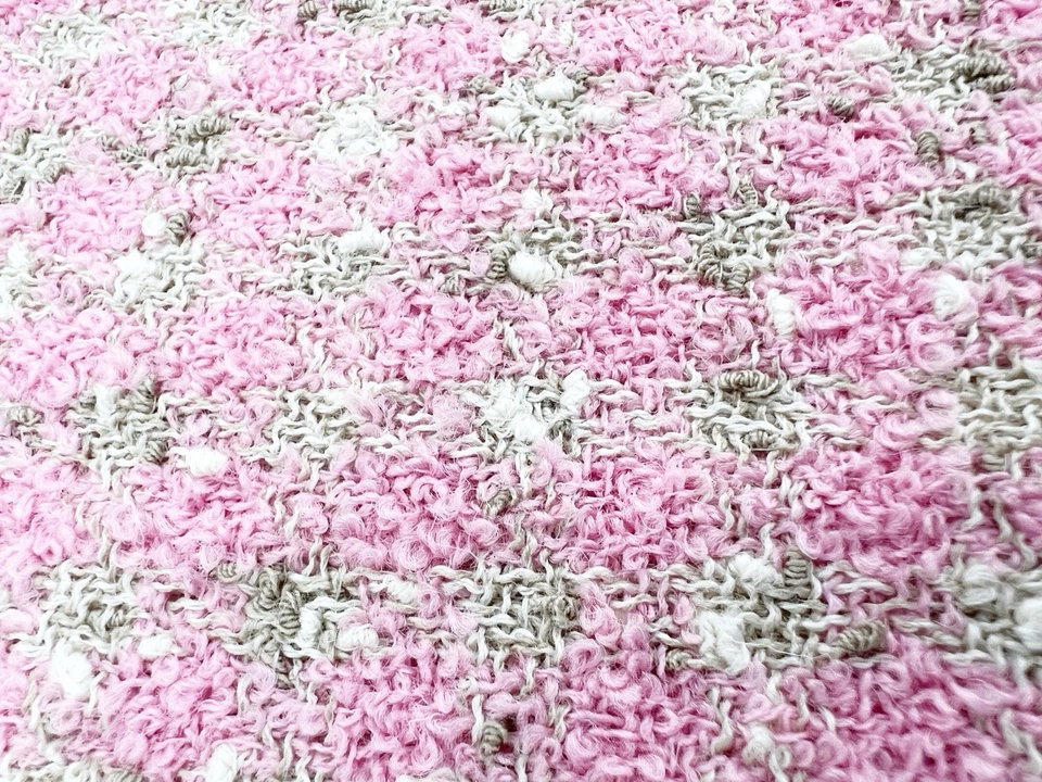 Saia lápis Worth feminina tweed rosa e bronzeada carreira empresarial anos 90 sem noção - Imagem 4 de 4