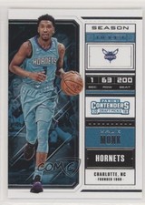 2018 Contenders Draft Picks Season Ticket Variation Malik Monk (Teal Jersey) z6b