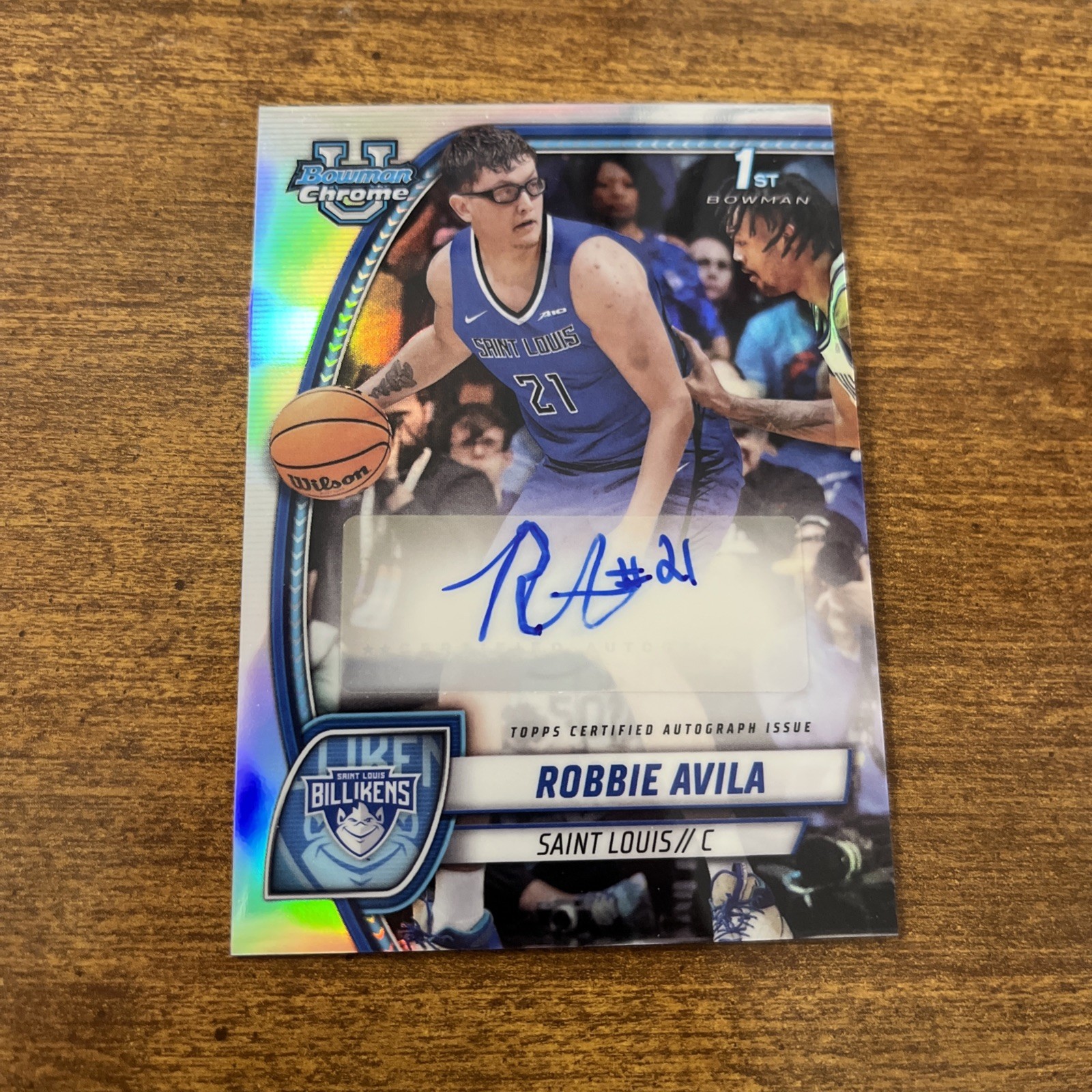 2024-25 Bowman U Chrome Refractor Auto Robbie Avila #61 Auto