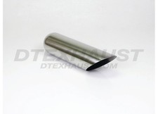 Different Trends 12 Polished Angle Cut Exhaust Tip 3 Inlet 3.5 Outlet