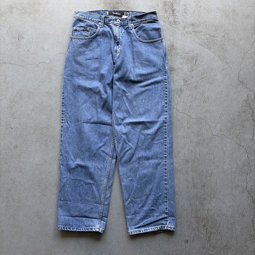 Vintage Levis Silver Tab Jeans Mens 32x32 Blue Baggy Pants 90s Skate Surf Wear - Image 1