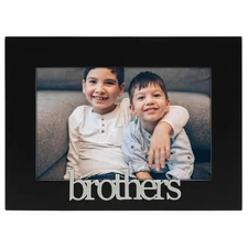 International Designs 4316-46 Brothers Expressions Picture Frame, 4x6, Black