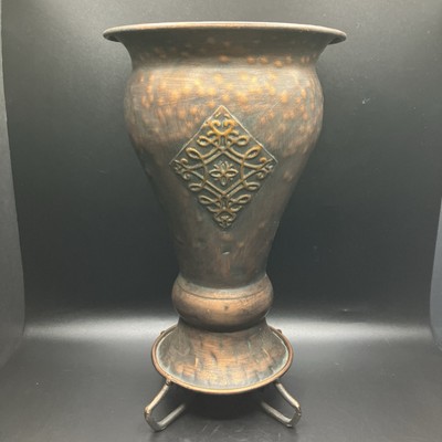 Southern Living At Home Fairmont Urn Metal Oxidized Copper Patina