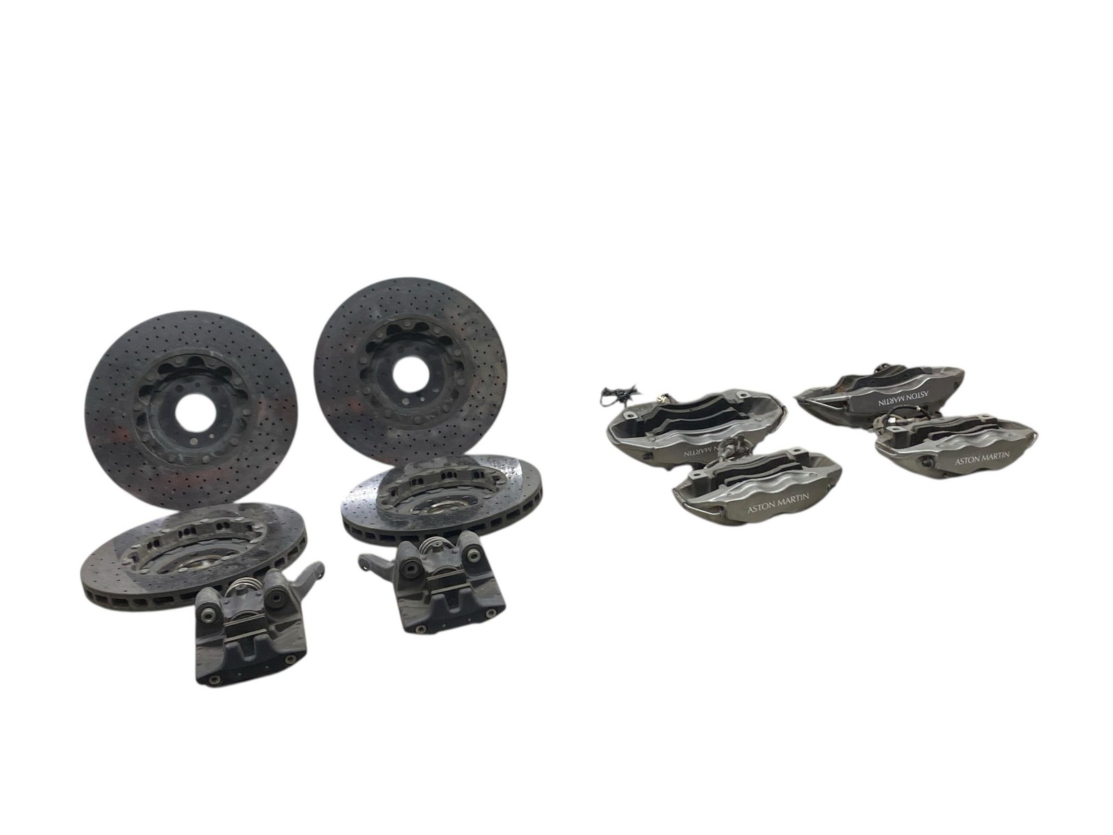2013-2016 Aston Martin Front Rear Brembo Brake Caliper & Brake Rotor Set *23k*