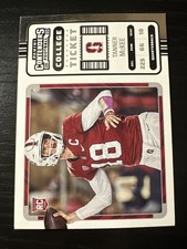 2023 Panini Chronicles Draft Picks Contenders College Ticket Tanner McKee #6 RC