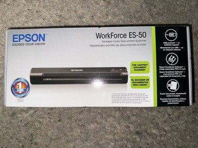-BRAND NEW/SEALED- Epson WorkForce ES-50 Portable Color Document Scanner