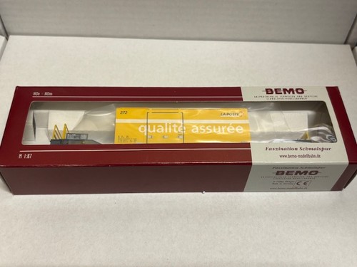 BEMO H0m Sb-v 7720 Containertragwagen Post qualité assurée RhB 2289100 | Condition: Neu