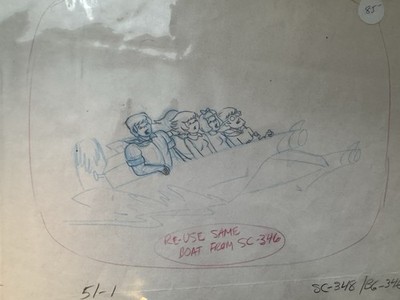 Original Animation Art Josie And The Pussycats.