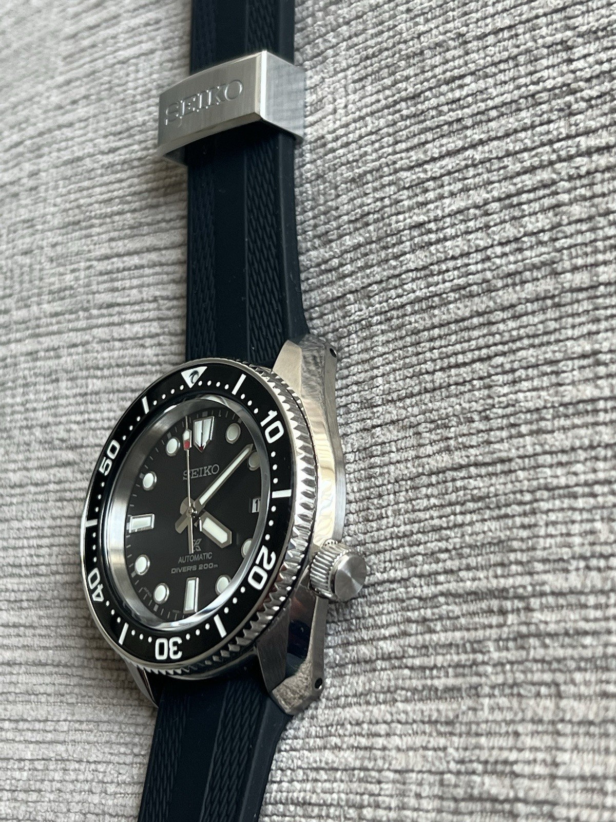 Seiko Spb185 Prospex Diver’s 200 Automatic Watch with Seiko OEM Black Bezel image 6